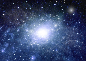 galaxy in a free space