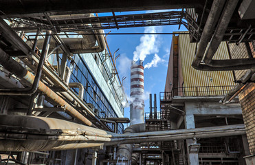 Fototapeta premium Nitrogen chemical plant