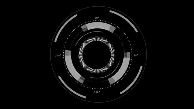 HUD Heads Up Display Scanner high tech target digital read out