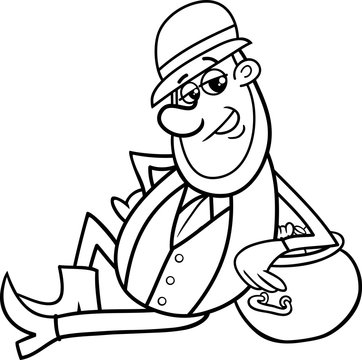 Saint Patrick Leprechaun Coloring Page