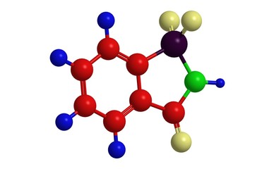 Molecular structure of saccharine
