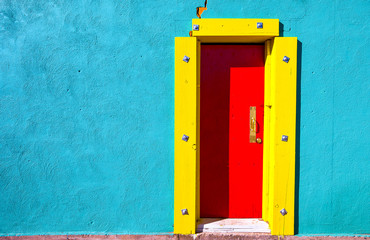 U.S.A. Arizona, Wislow, a door on the Route 66