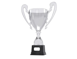 Transparent Isolated 3D Trophy