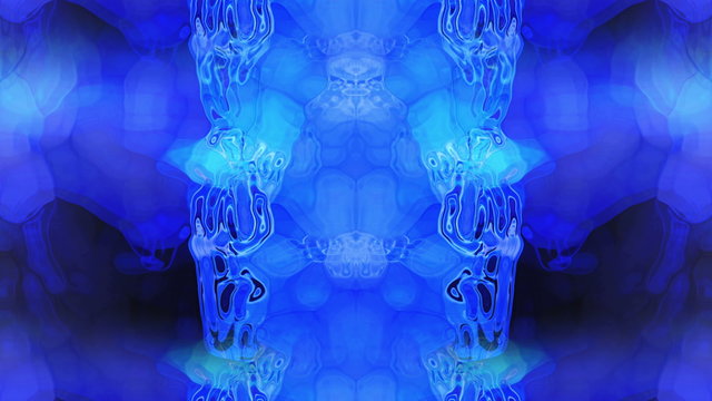Video Background 1567: Abstract fluid forms pulse, ripple and flow (Video Loop).