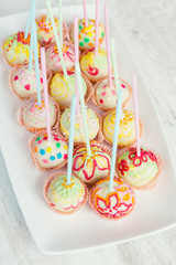 Cake pops - candy sticks