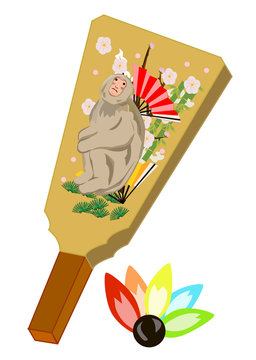 申年の羽子板