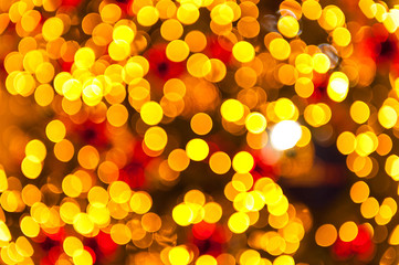  blurred lights with bokeh effect