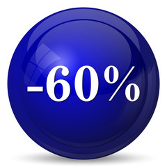 60 percent discount icon