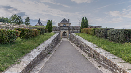 Fototapeta na wymiar Blaye, inside the fortress of Vauban, a World Heritage