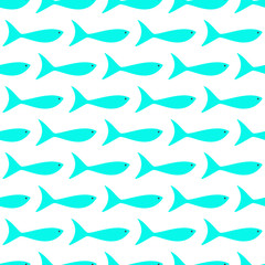 Pattern with celadon fish