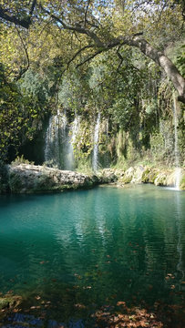 Kursunlu Waterfall in Antalya, Turkey