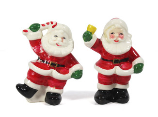 Vintage Santa Salt and Pepper Shakers