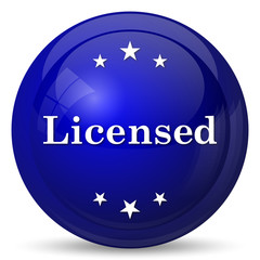 Licensed icon