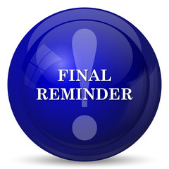 Final reminder icon