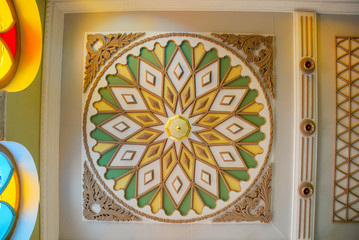 Ceiling Karaite kenasa in Yevpatoriya. Crimea