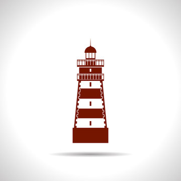 Vector lighthouse icon 