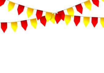 Obraz premium Party colorful flags.