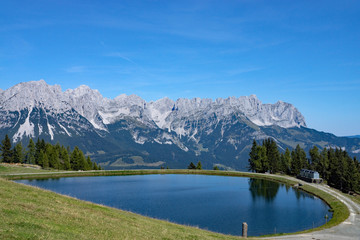 Naklejka na ściany i meble Wilder Kaiser, Tirol, Österreich