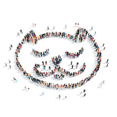 group  people  shape  cat