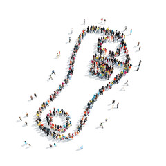  people  form  tools crowd