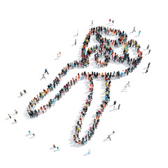  people  form  tools crowd