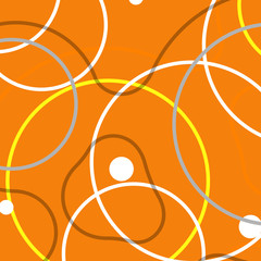 Vector background with abstract circles and patterns