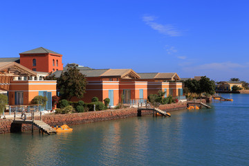 The resort town of El Gouna in Egypt.