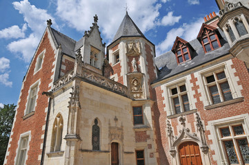 Fototapeta na wymiar Clos Luce' . Amboise - Loira, Francia