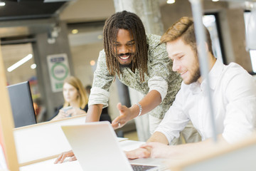 Young people in the office
