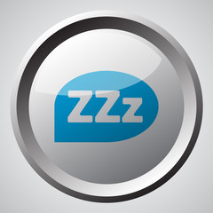 Web button with blue Sleep icon