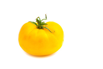 single yellow tomato