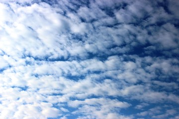 Cloudy blue sky