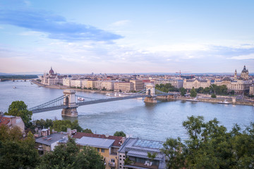 Fototapeta na wymiar Budapest Danube River View