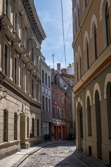 Street in Riga Old City
