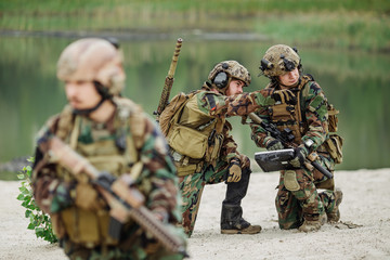  Army soldiers during the military operation