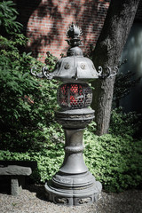 vintage lamppost in Salem, Mass