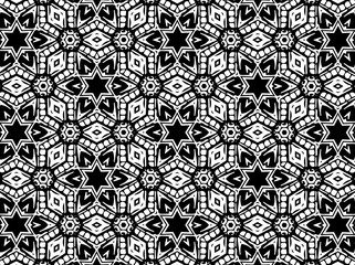 Простые узоры в чёрном и белом цвете. 4.6

