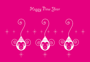 ファニーモンキー　ピンク