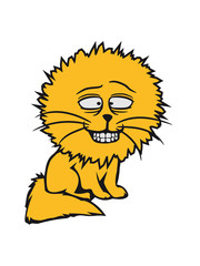 Löwenmähne cat funny comic cartoon cat