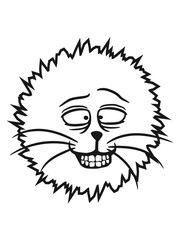 Löwenmähne cat funny comic cartoon