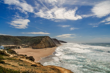 Praia de São Julião na Ericeira Portugal