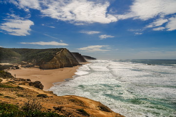 Obraz premium Praia de São Julião na Ericeira Portugal