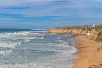 Praia da Ericeira em Portugal