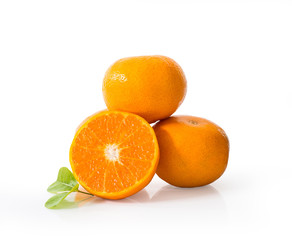 orange fruit isolated with clipping path