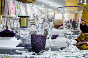 decorated table
