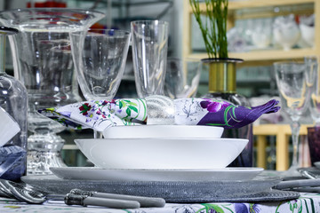decorated table
