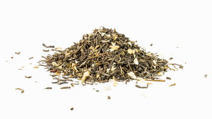 handful of green tea.