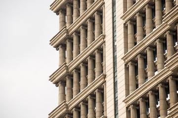Roman-style column decoration