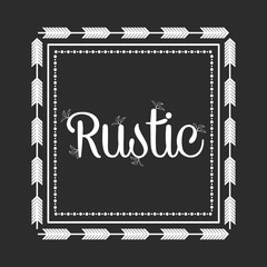 Rustic graphic design