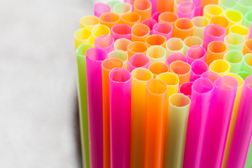 colorful of straw